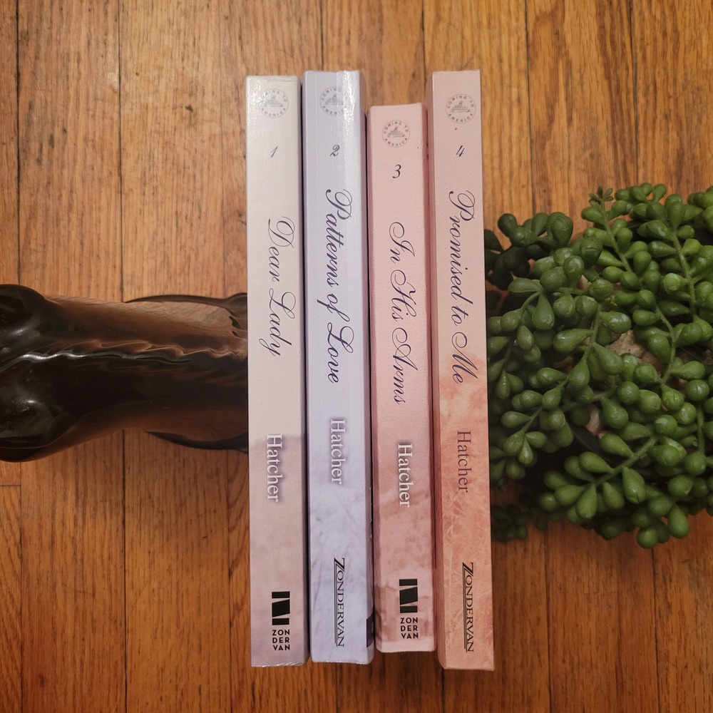 Robin Lee Hatcher Coming to America Series 1-4 Paperback Set Christian Romance